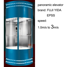 Hot Sale Panoramic Elevator with Speed of 3m/S in 2016
